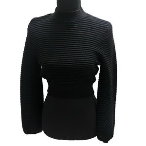 Basic black long sleeve turtleneck